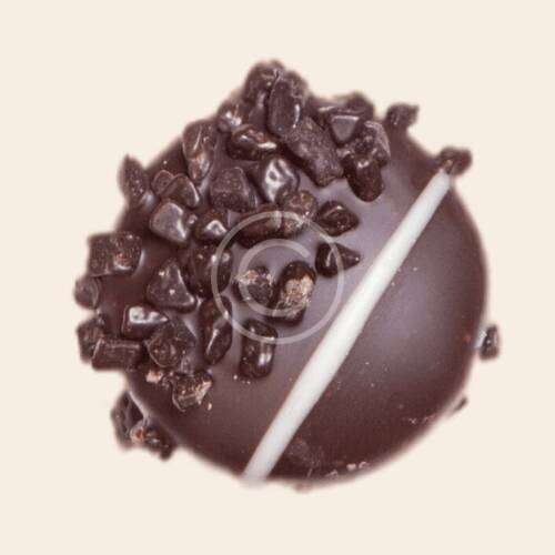 Dark chocolate candy