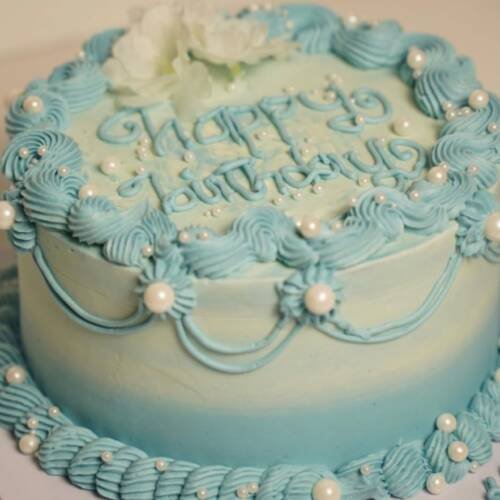 Blue Pearl Celebration Cake