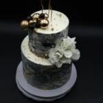 Timeless Elegance Tiered Cake