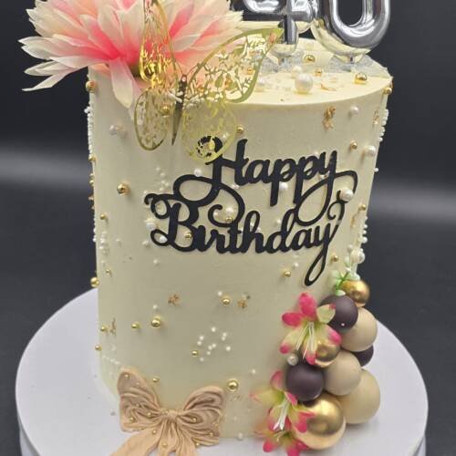 Golden Blossom Cake