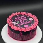 Pink Rhythm Celebration Cake